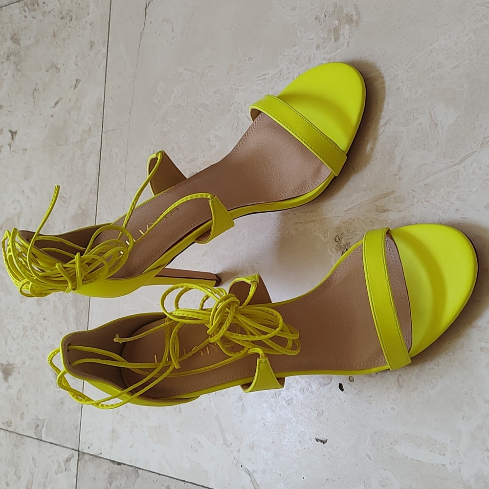 Yellow heels